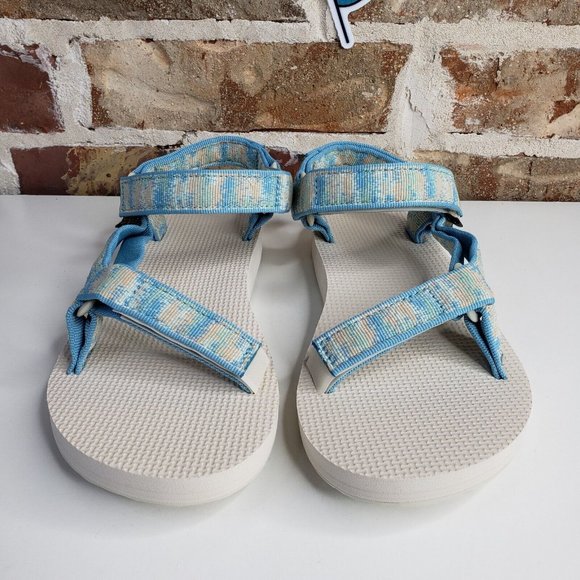 Teva Original Universal Adjustable Sandals Women's Size 7 light Blue SN 1003987 - Picture 2 of 11